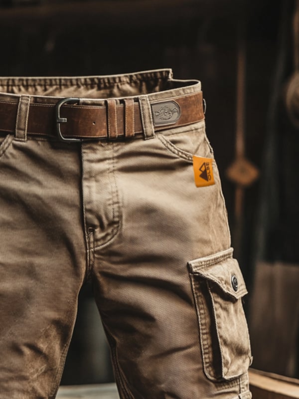 Alexandre | Short cargo rétro à poches multiples