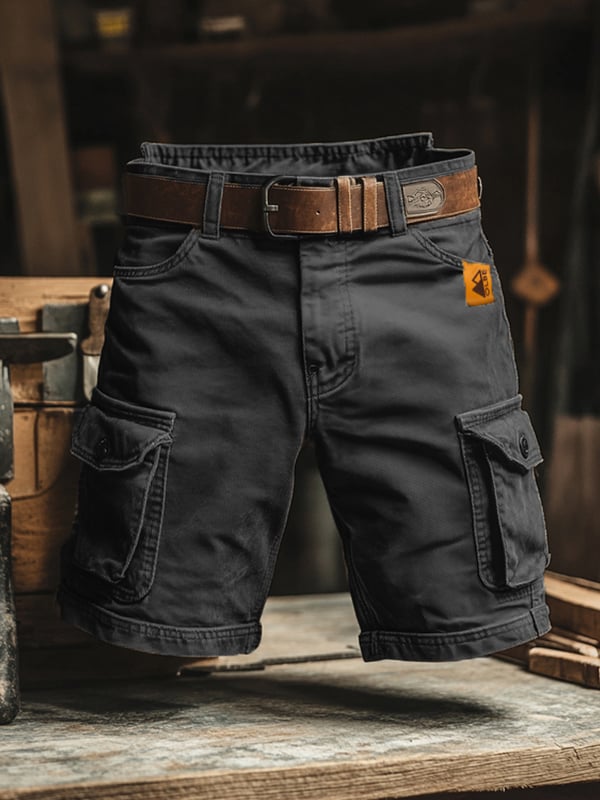 Alexandre | Short cargo rétro à poches multiples