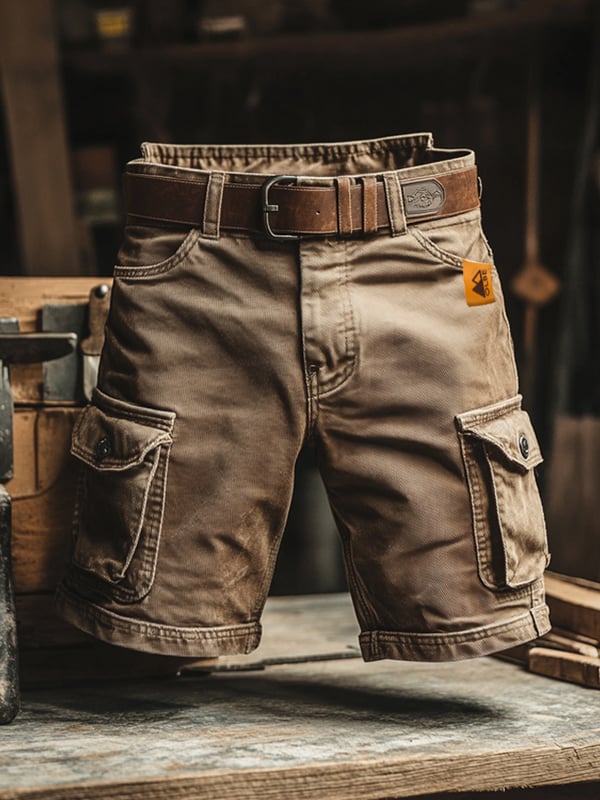 Alexandre | Short cargo rétro à poches multiples