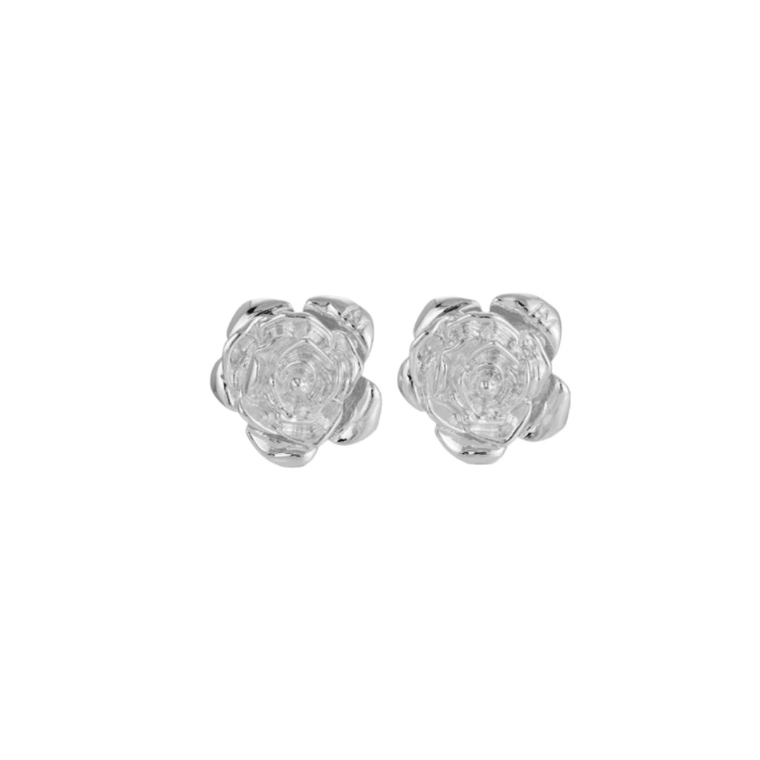 Victoria | Boucles d'oreilles en or et argent rose
