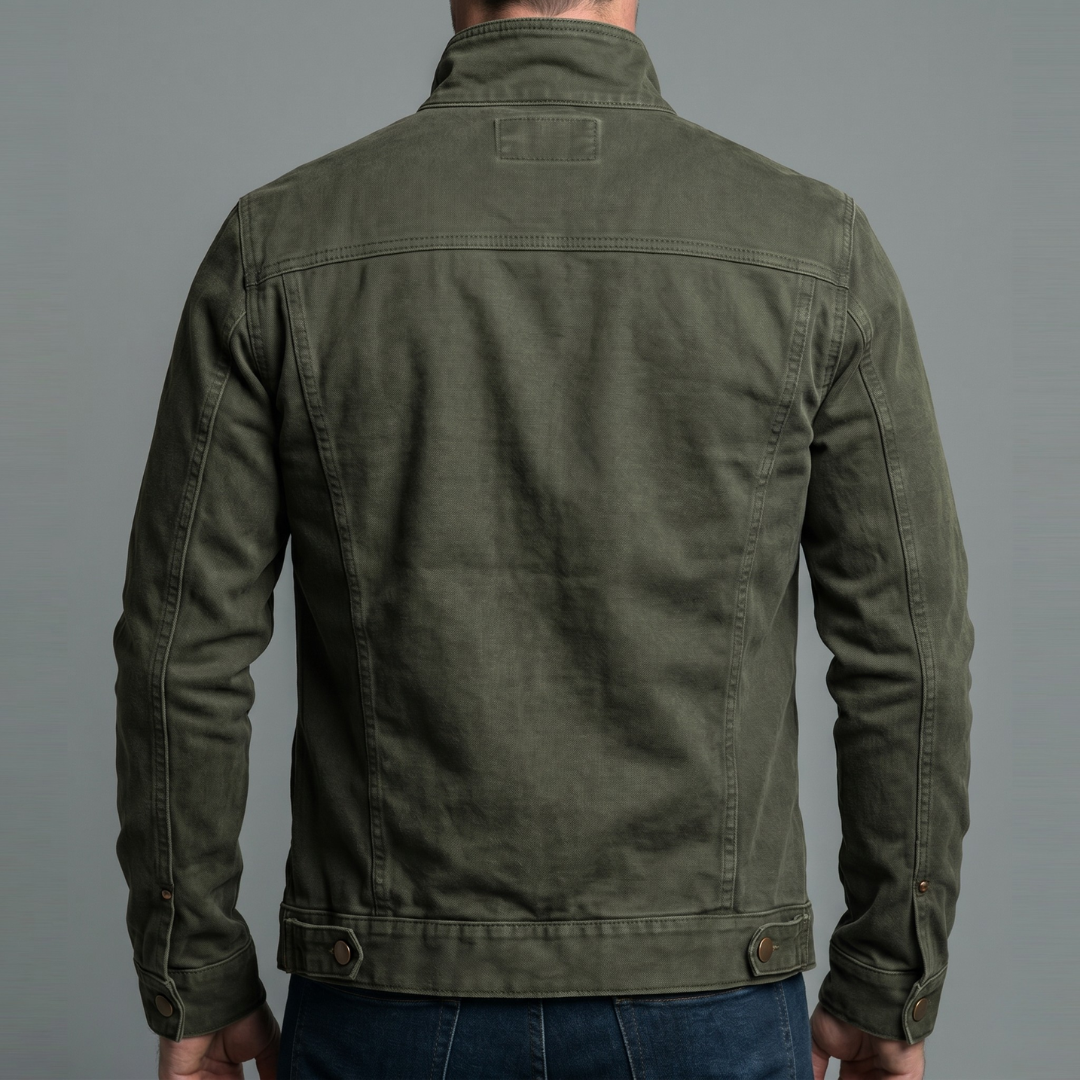Rémi | Veste vintage en coton avec fermeture zippée