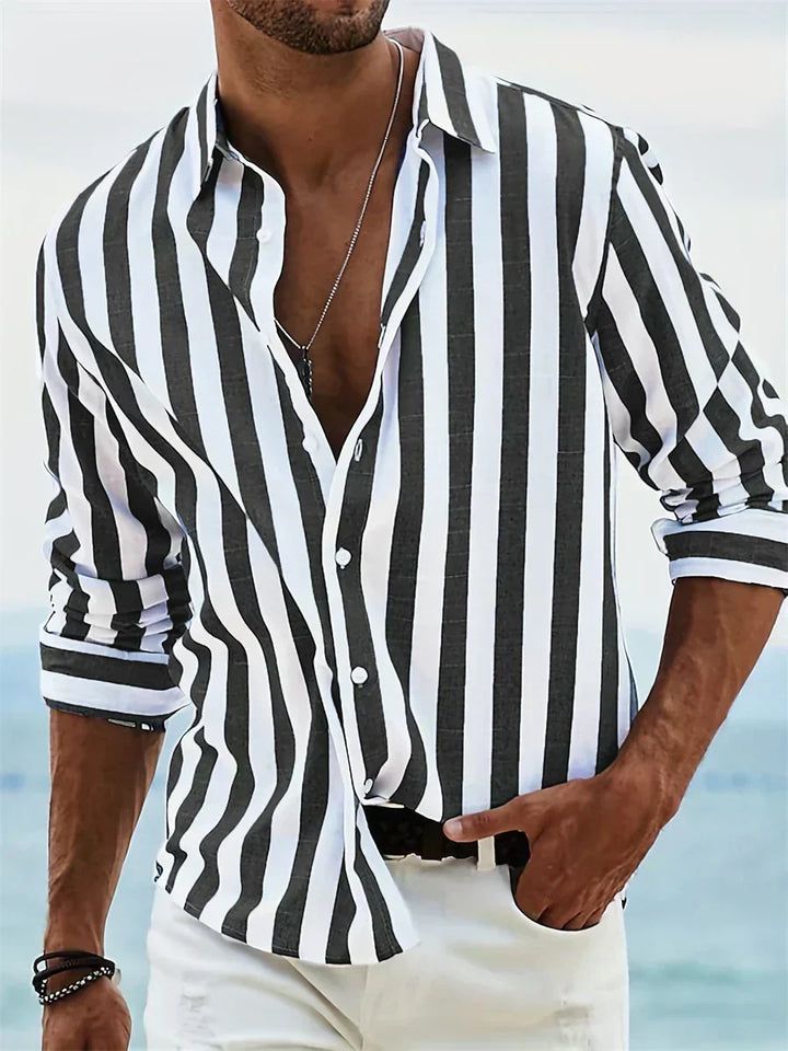 Gabriel | Chemise Rayée Été Légère