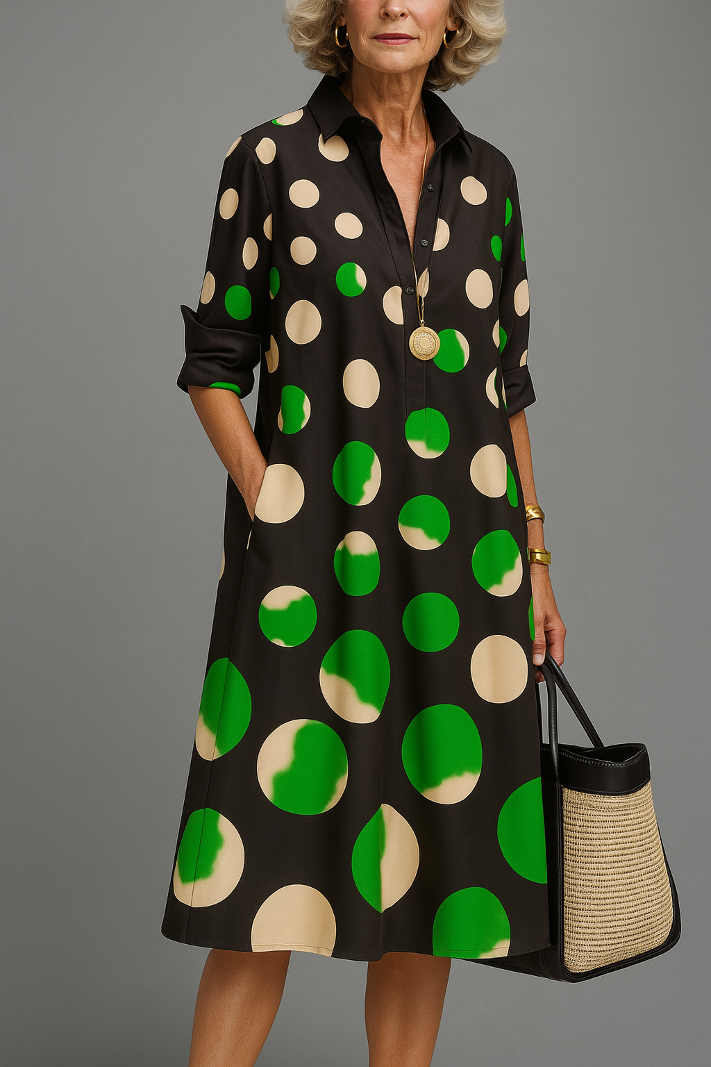 Clémence | Robe Midi Élégante